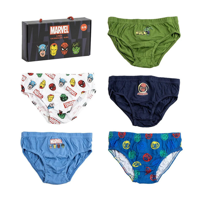 MARVEL/AVENGERS – SET SLIP BAMBINO (5 PEZZI) – SINGLE JERSEY