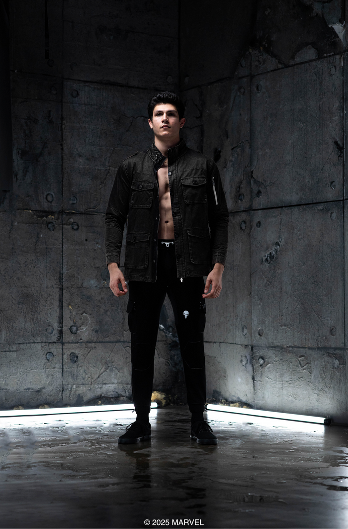 Marvel’s Punisher Outdoor Tactical Acid Washed Jacket 1 of 250