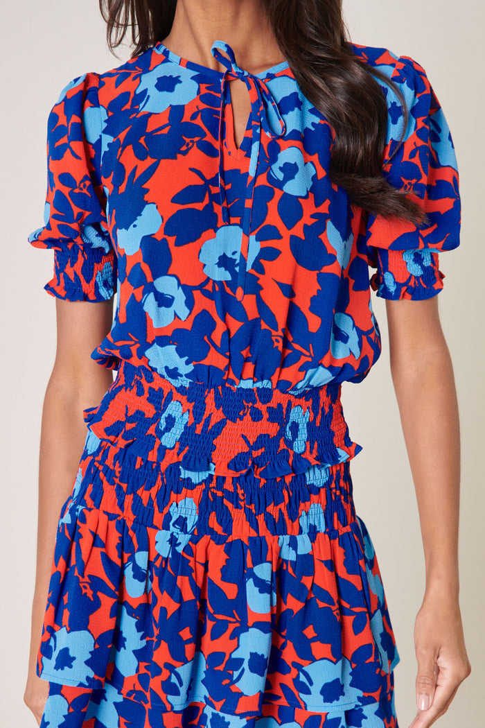 Matador Floral Eclipse Smocked Top