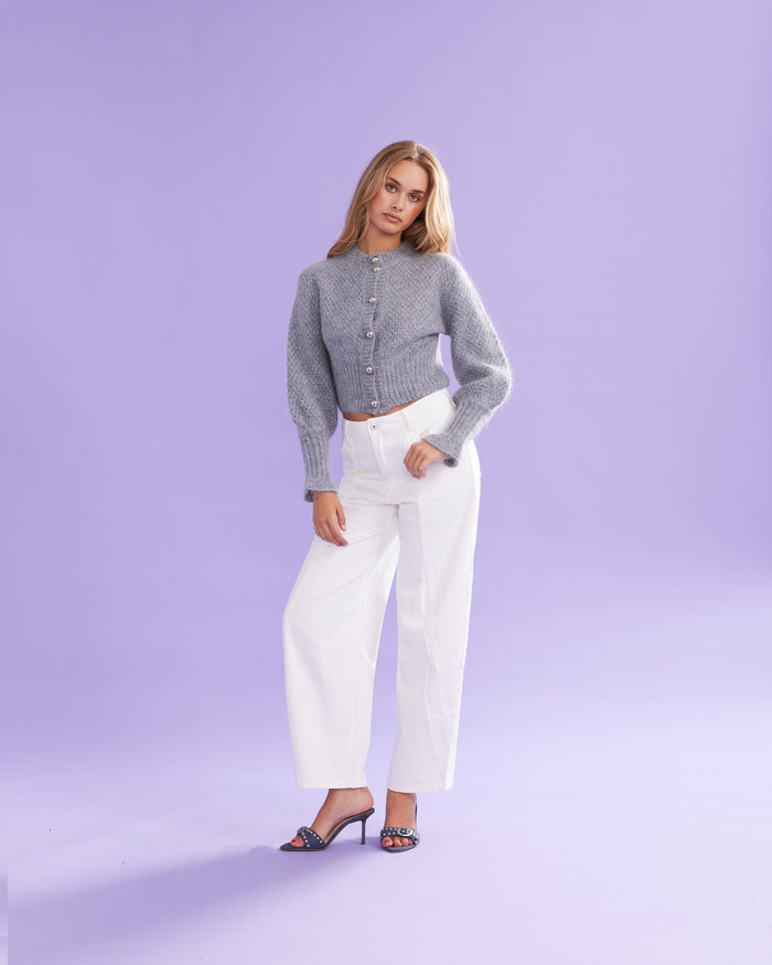 MATILDA CARDIGAN GREY MARLE