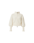 MATILDA COTTON ZIP CARDIGAN WHITE