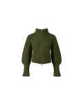 MATILDA ZIP CARDIGAN KHAKI