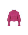 MATILDA ZIP CARDIGAN MAGENTA