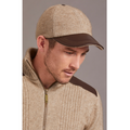 McDonald - Possum & Merino Cap with Leather Peak (607)