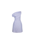 MELON LINEN MINI DRESS BLUE MARLE