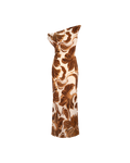 MELON MAXI DRESS COSMOS FLORAL
