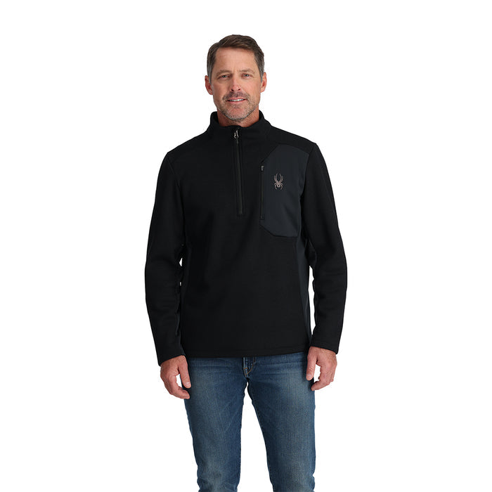 Men's Bandit Half Zip Jacket - Black
