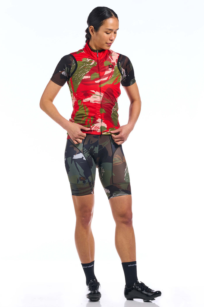 Men's Brush Camo Wind Vest by Giordana Cycling, , Made in Italy