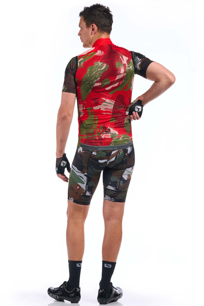 Men's Brush Camo Wind Vest by Giordana Cycling, , Made in Italy