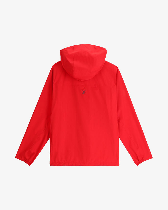 Men's Clutch Rain Shell Jacket - Spyder Red