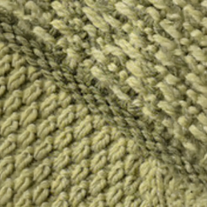 Ladies Fairisle Merino Wool Hat - Winter Pear/Grass Green #color_winter-pear-grass-green