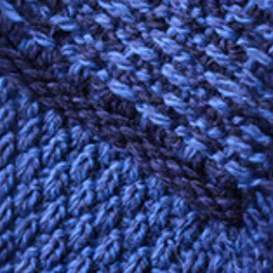 Ladies Fairisle Merino Wool Hat - Blue Marl Midnight #color_blue-marl-midnight