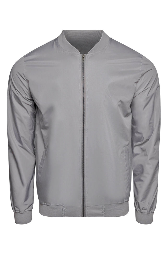 Men's Full-Zip Baseball Collar Jacket