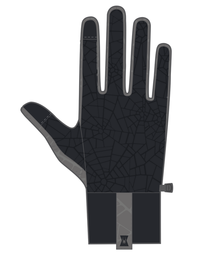 Mens Glissade Hybrid Gloves - Storm