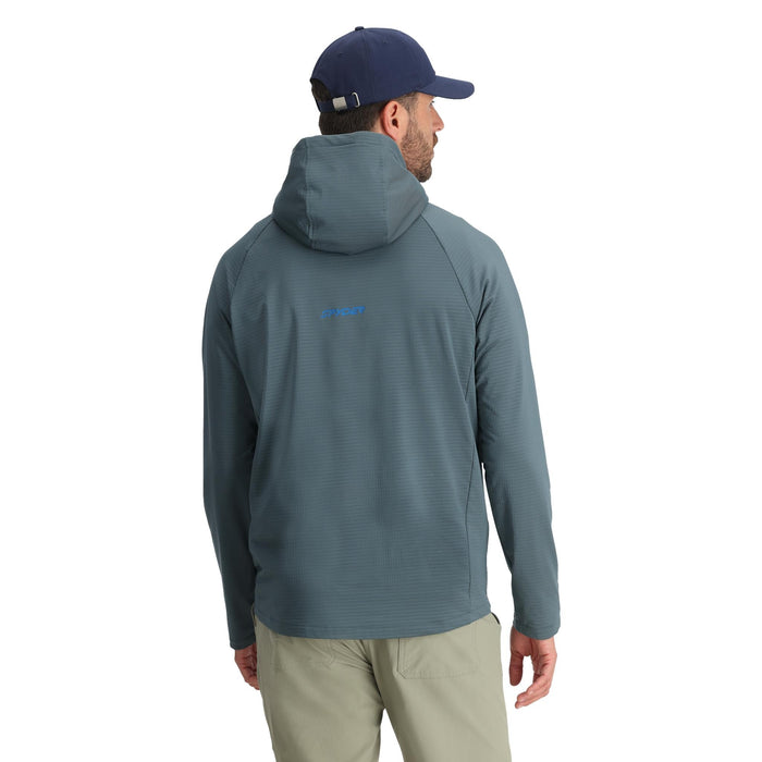 Men's Gridweb™ Fleece Hoodie - Slate Blue