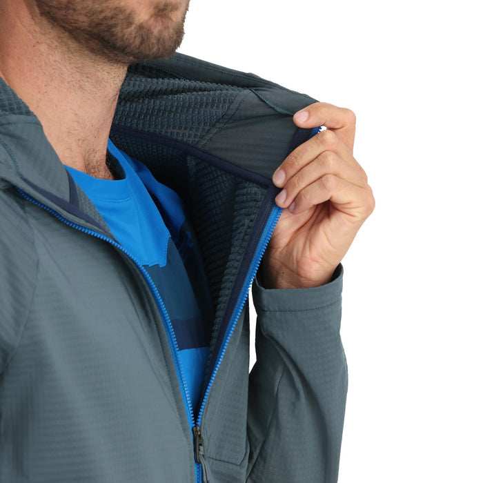 Men's Gridweb™ Fleece Hoodie - Slate Blue