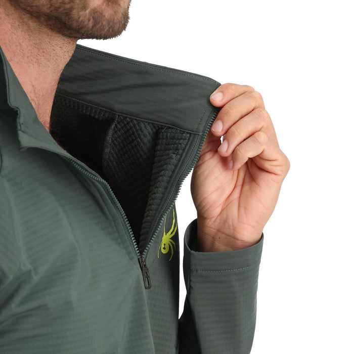 Men's GridWeb™ Half Zip Fleece - Dark Forest