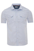 Men's Herringbone Revere Collar Shirt