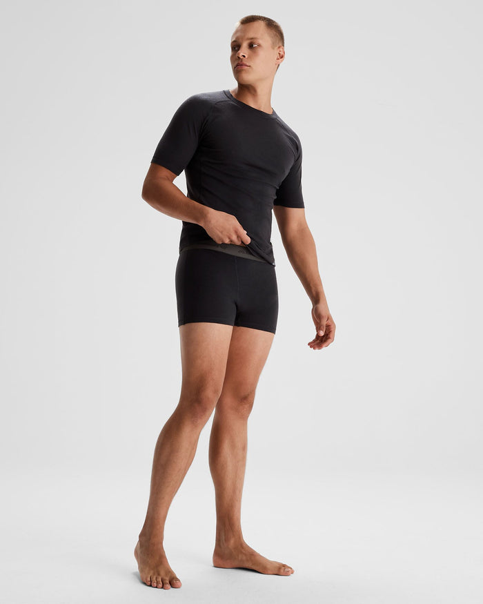 Men's K-Merino 125 4.5 inch Boxer - Black Stingray