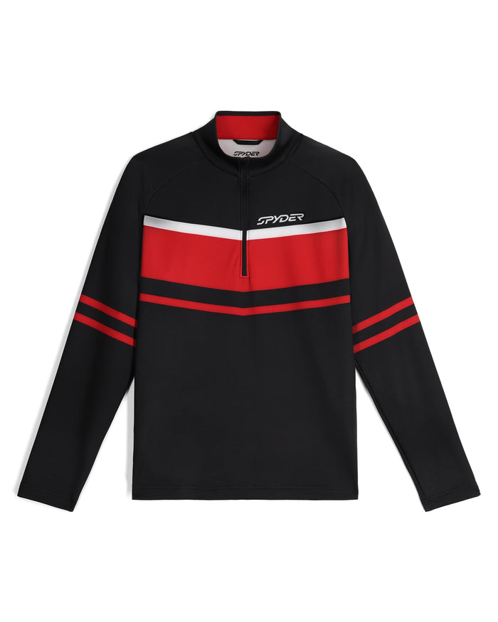 Men's Legacy Half Zip T-Neck - Black