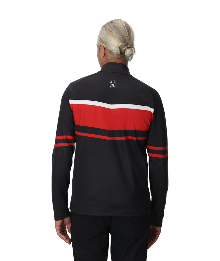 Men's Legacy Half Zip T-Neck - Black