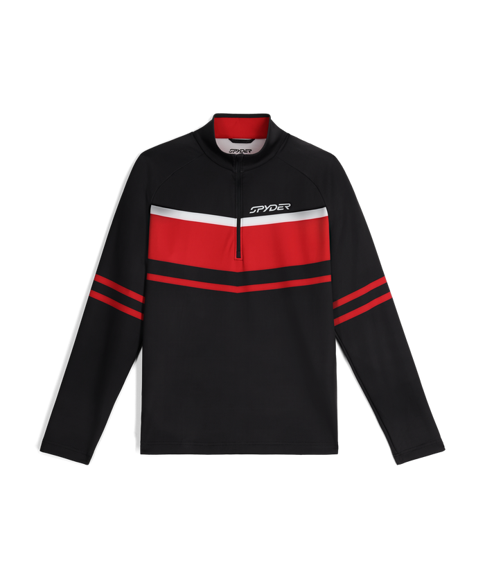 Men's Legacy Half Zip T-Neck - Black