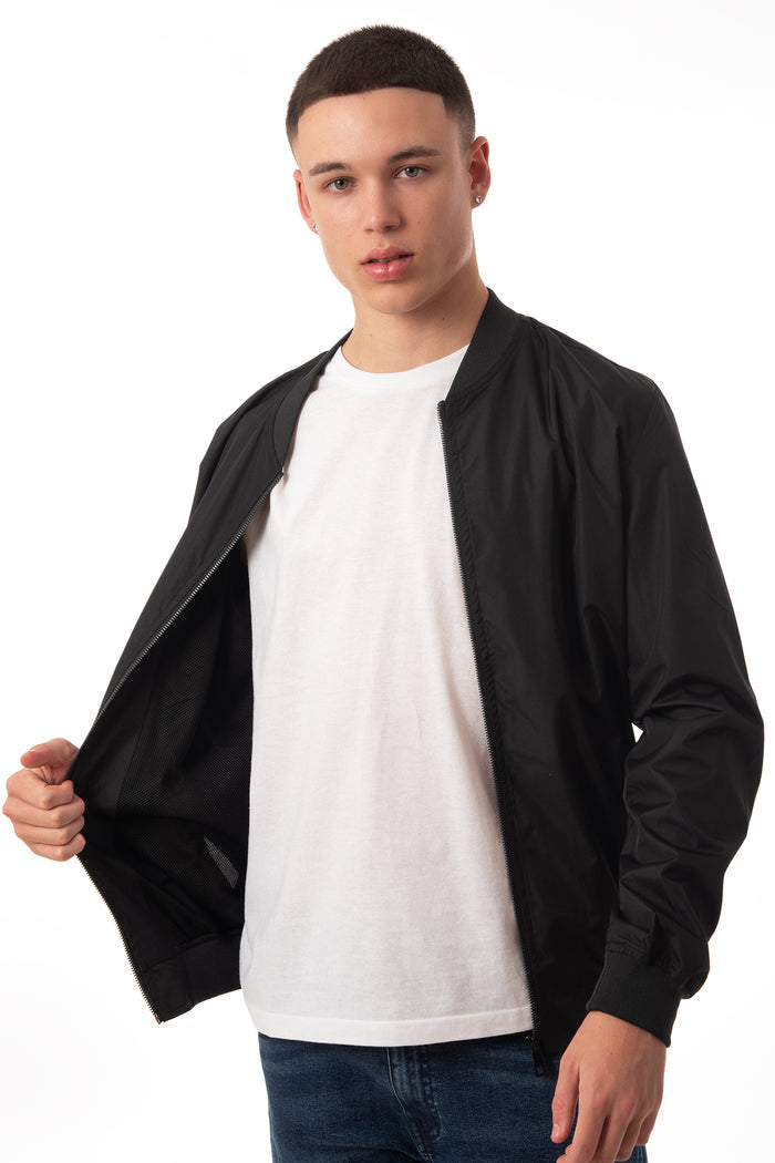 Men's Lightweight Mesh Lined Bomber Jacket