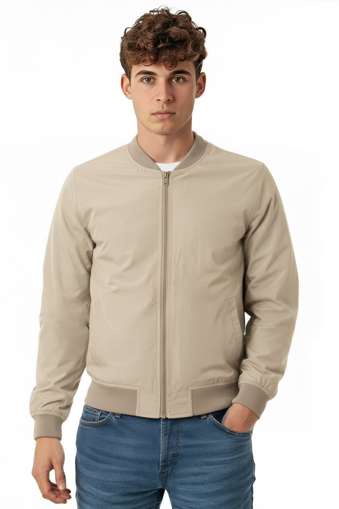 Men's Lightweight Mesh Lined Bomber Jacket