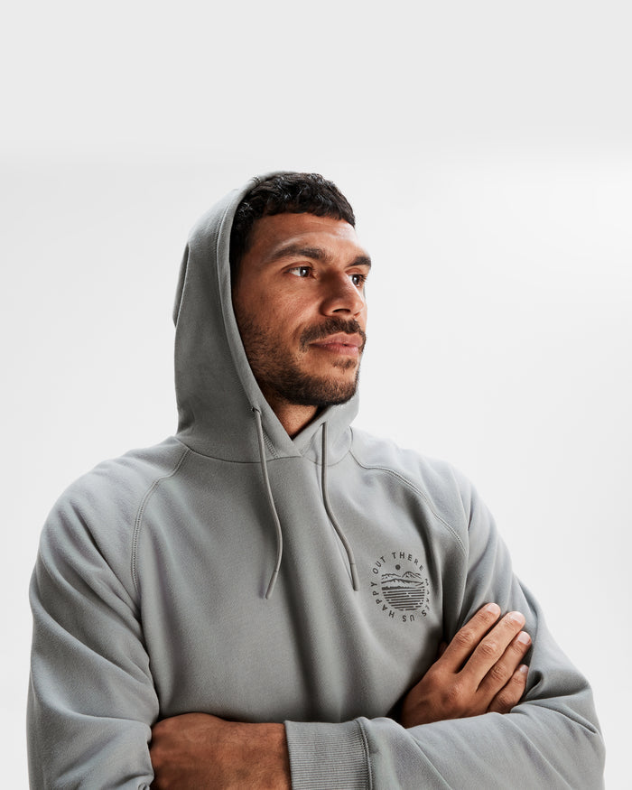 Men's OT Logo LT BB Hoodie - Light Moon