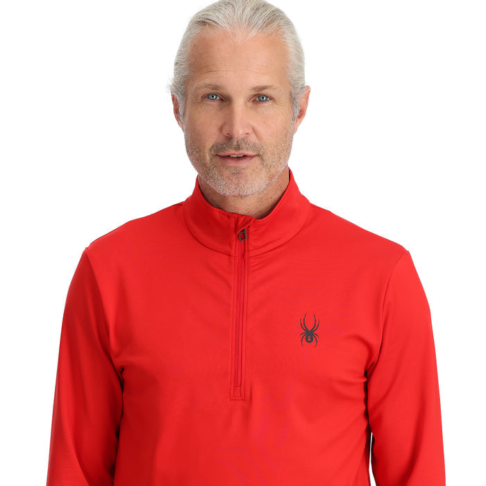 Men's Prospect Half Zip T-Neck - Spyder Red