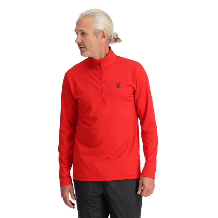 Men's Prospect Half Zip T-Neck - Spyder Red