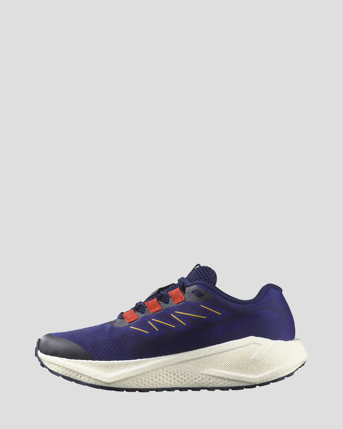 Men's Salomon Aero Blaze 3 GRVL - Astra lAura/Maritime Blue/Haute Red