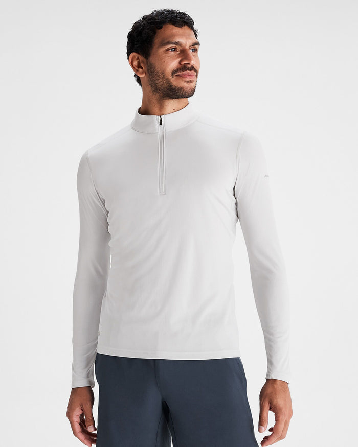 Men's Seeker Quarter Zip Top - Mist