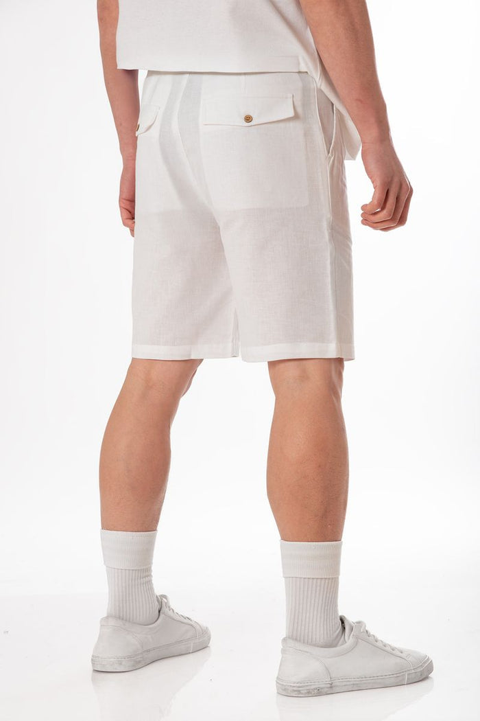 Men's Smart Fit Straight Leg Short – White