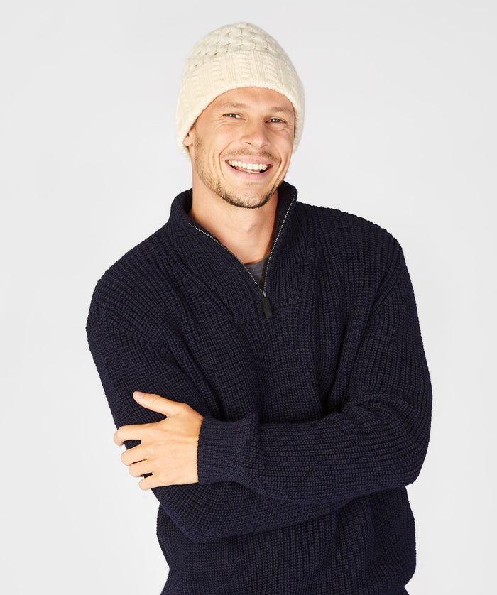 Luxe White - IrelandsEye Knitwear