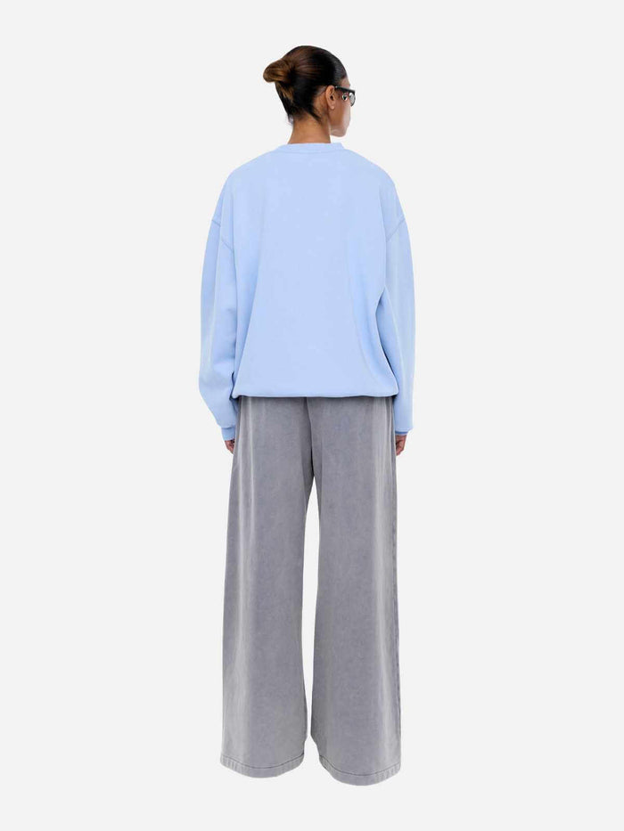 Mila Oversized Sweater - Soft Blue