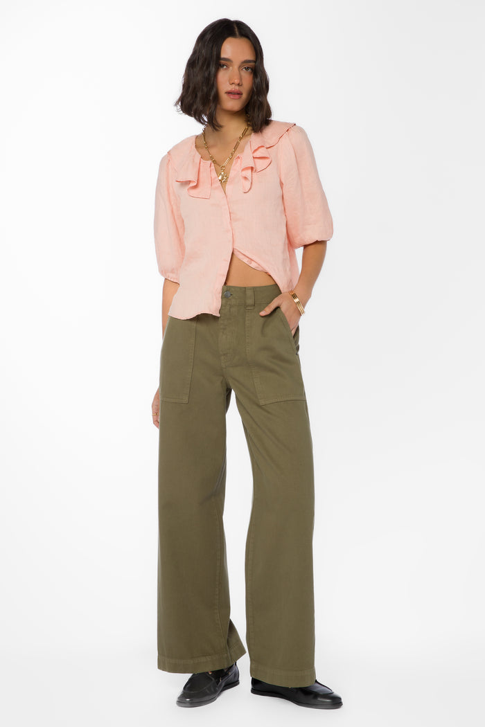 Milan Coral Top - Tops - Velvet Heart Clothing