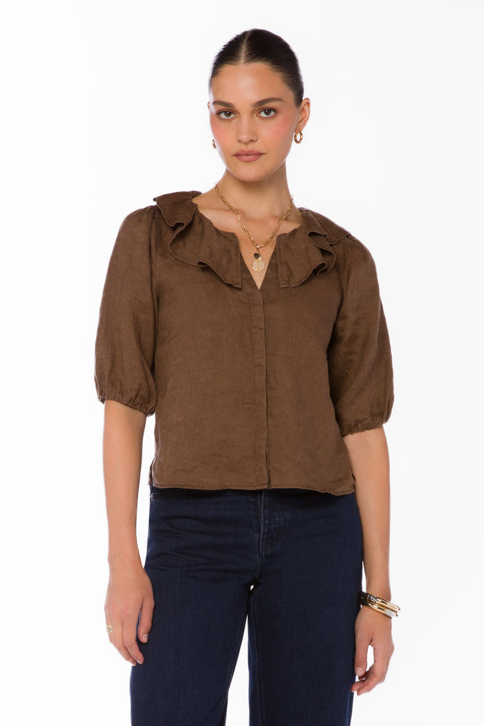 Milan Tamarind Top - Tops - Velvet Heart Clothing