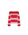 MILO SWEATER PINK CHERRY STRIPE