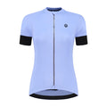 Rogelli Modesta fietsshirt dames lila korte mouw voorkant.