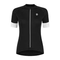 Rogelli Modesta fietsshirt dames zwart korte mouw voorkant.