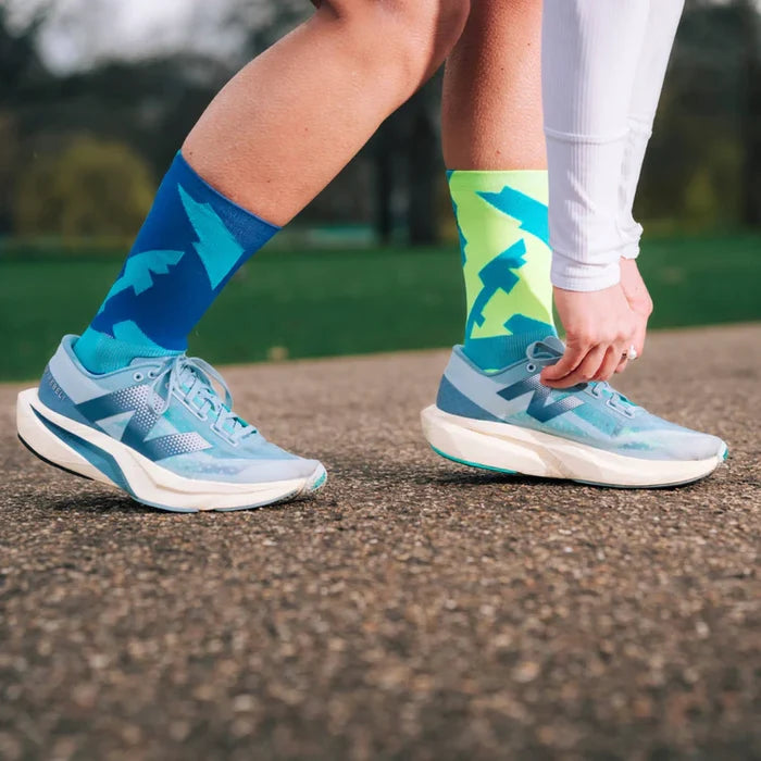 Monkey Sox Podium Bolt | Blue & Yellow
