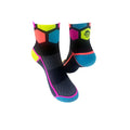 Monkey Sox Ultra Hex Sports Socks | Black Multi