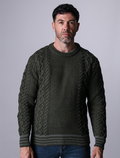 Norwegian Sweater for Women - Army Green #color_army-green