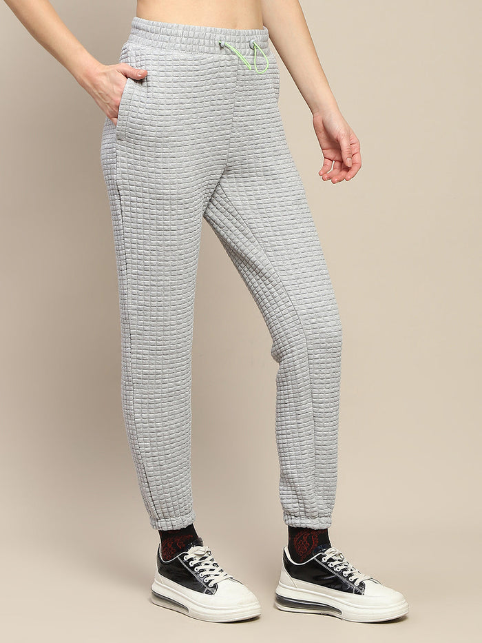 mSECRET Cotton Blend Jogger Style Grey Track Bottom