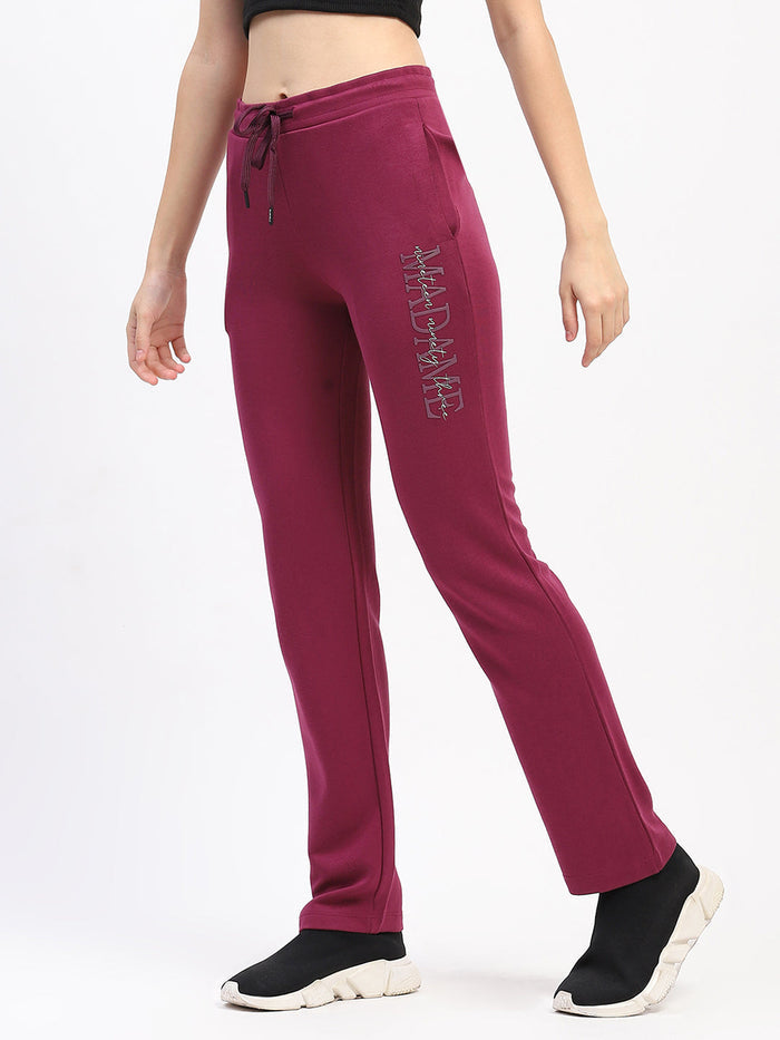 mSECRET Purple Track Bottoms with Drawstring Waist
