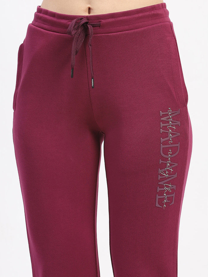 mSECRET Purple Track Bottoms with Drawstring Waist