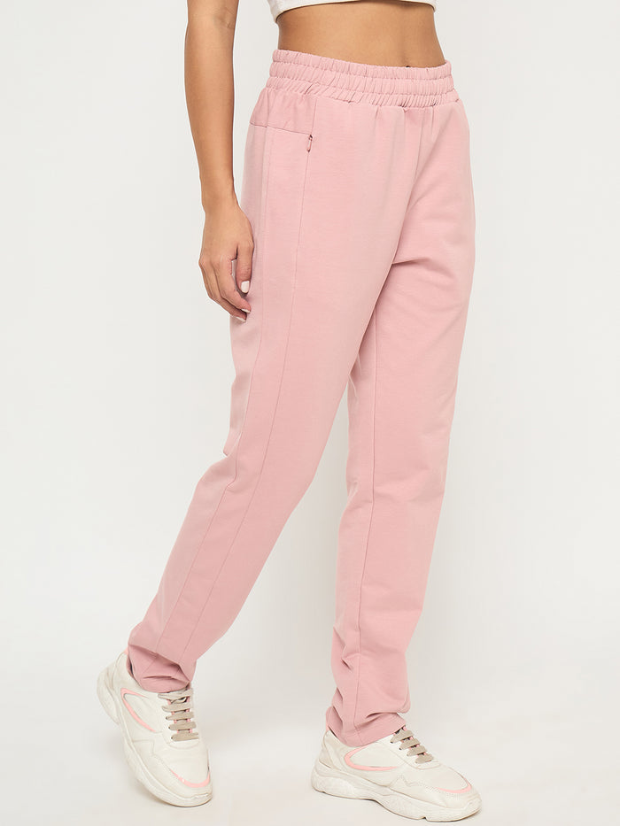 mSECRET Stitch Detailing Elasticated Waist Peach Track Bottoms