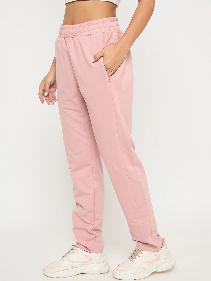 mSECRET Stitch Detailing Elasticated Waist Peach Track Bottoms