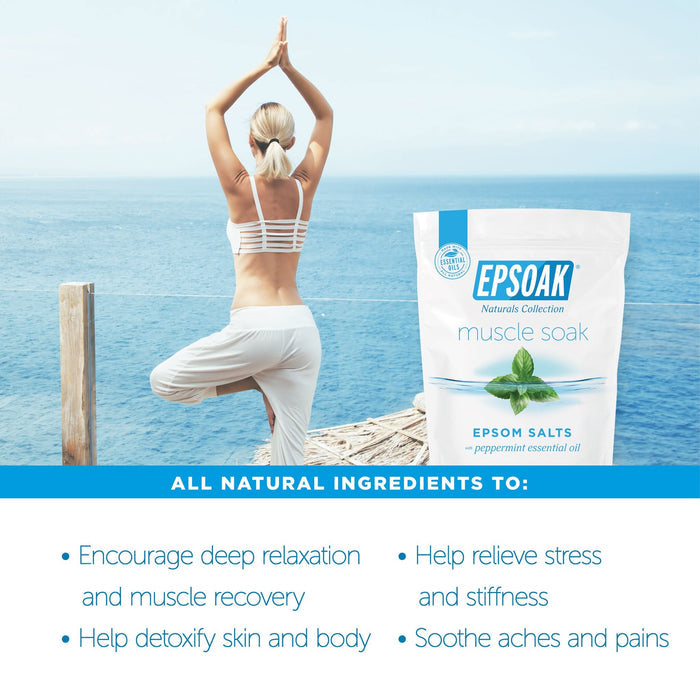Muscle Soak Eucalyptus & Peppermint Epsom Salt 2 lb